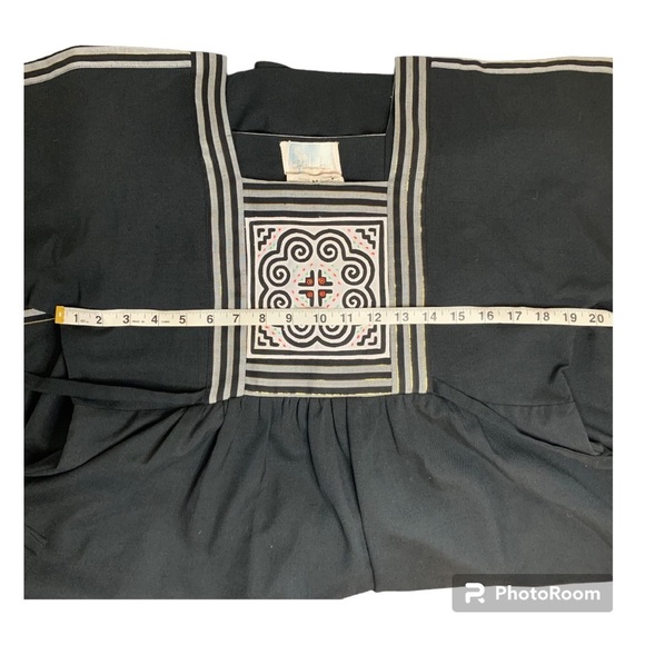 Vintage Square Neck Tie Side Boho Dress​​ - Picture 14 of 15